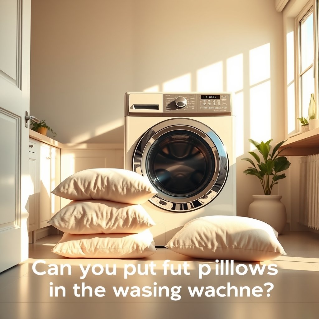 Can You Put Pillows in the Washing Machine? 1 can you put pillows in the washing machine - Illustration 1