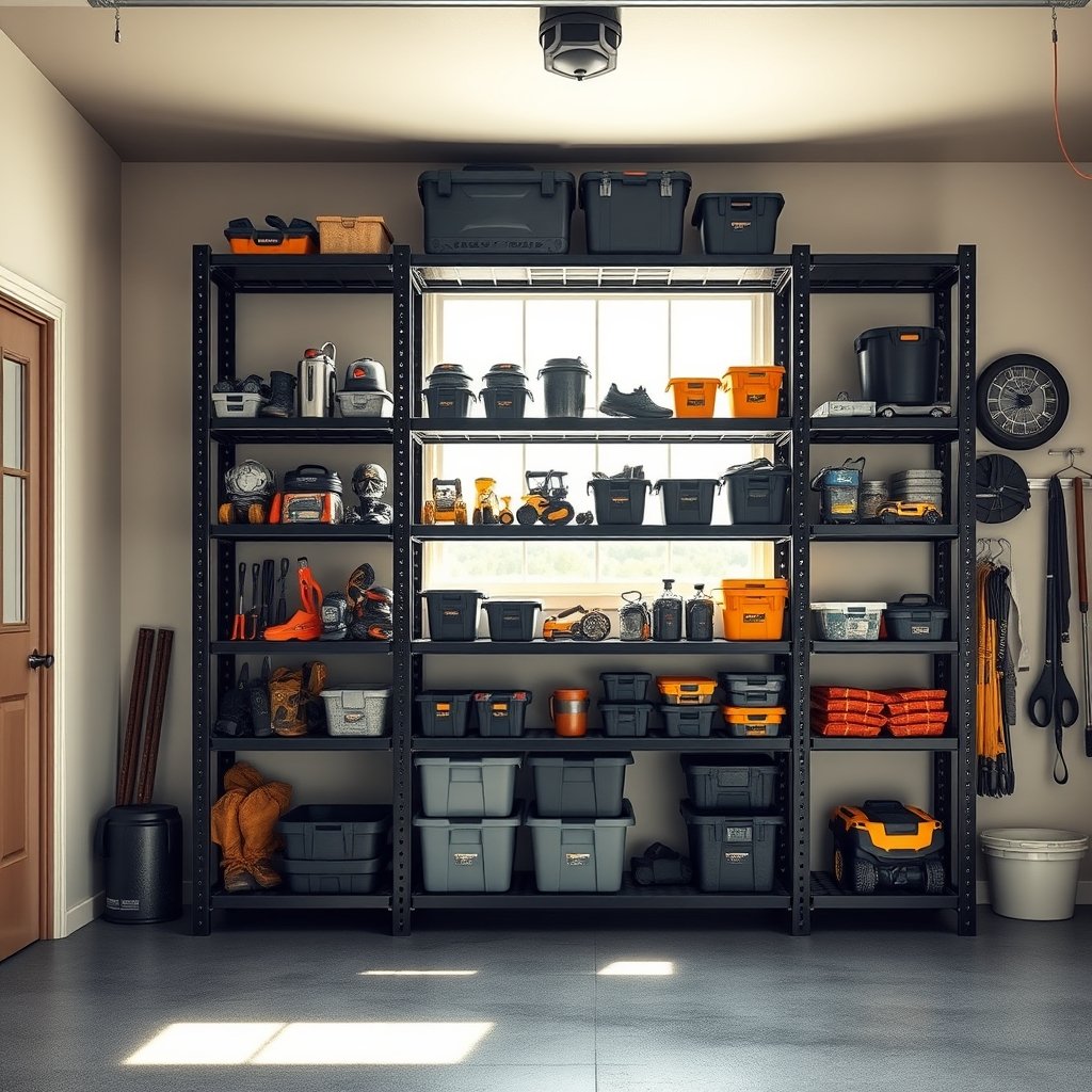 VEVOR 5-Tier Garage Shelving Review: Worth It? 1 Garage shelving product view
