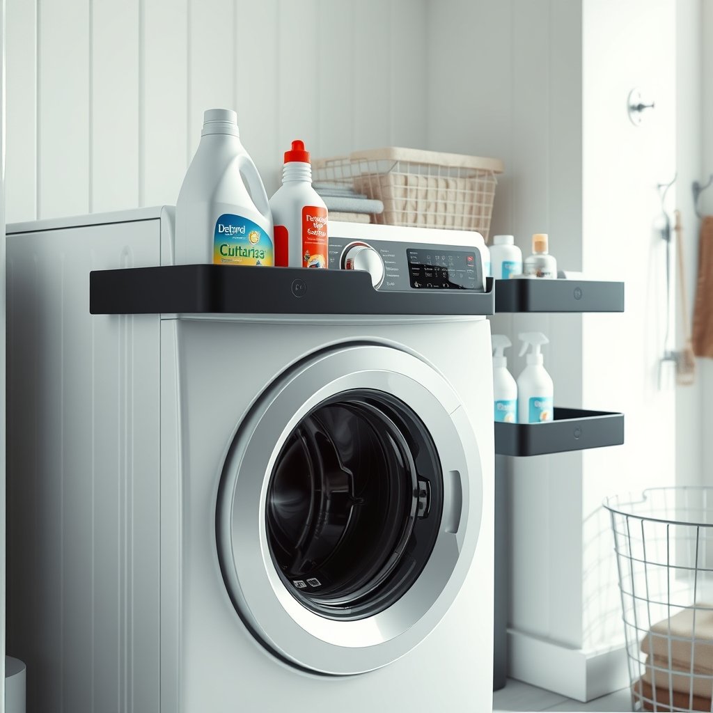 Magnetic Laundry Room Shelf product view