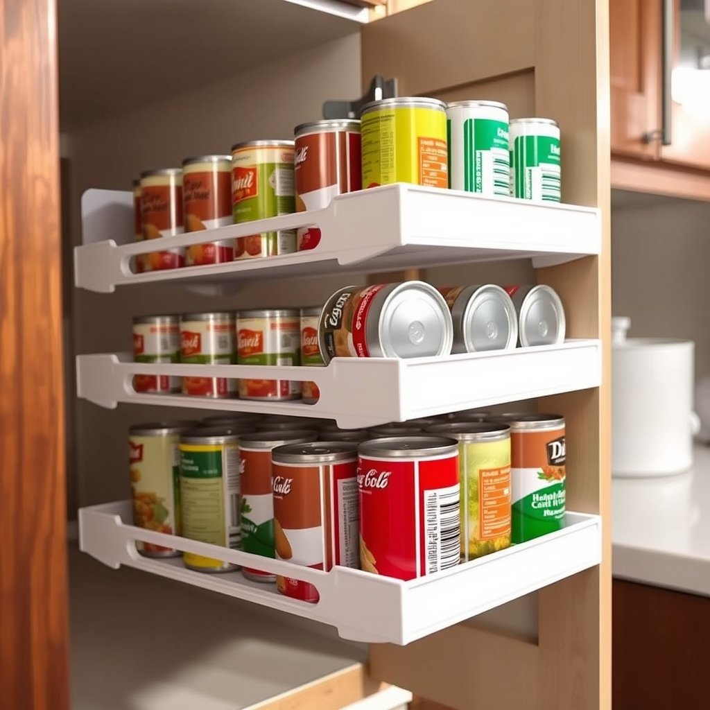 Stackable Can Organizer Review: Real Capacity? 2 Can Organizer Stackable in action